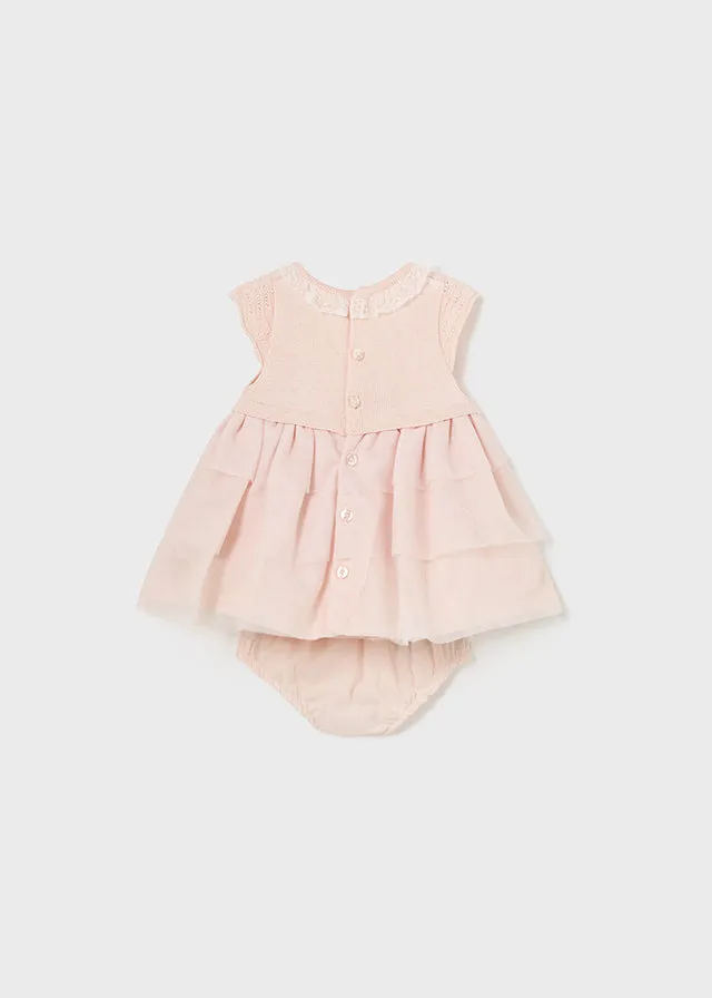 1825 - Dress for newborn girl - Rose