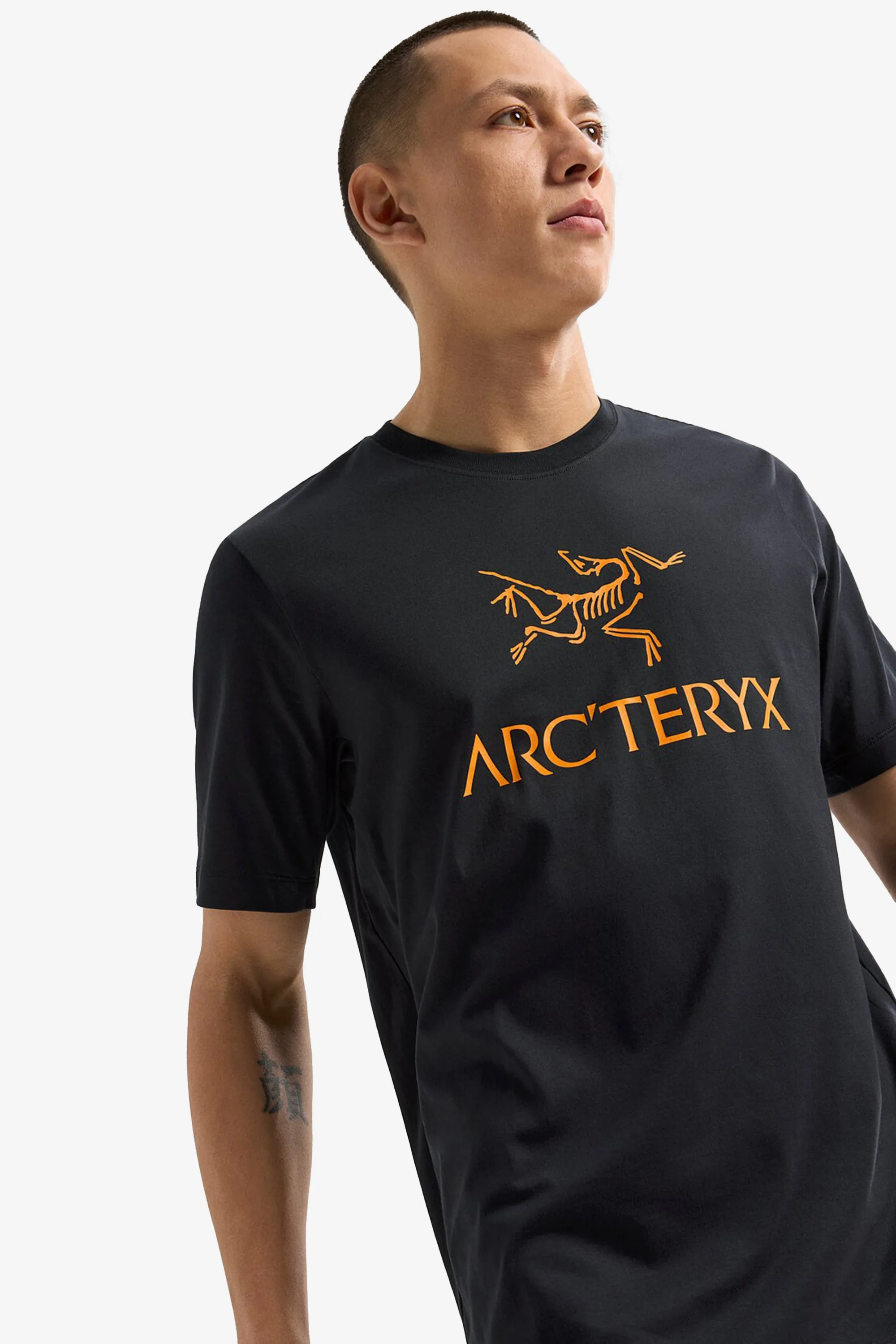 Arc'teryx Men's Arc'Word Logo SS Shirt in Black II