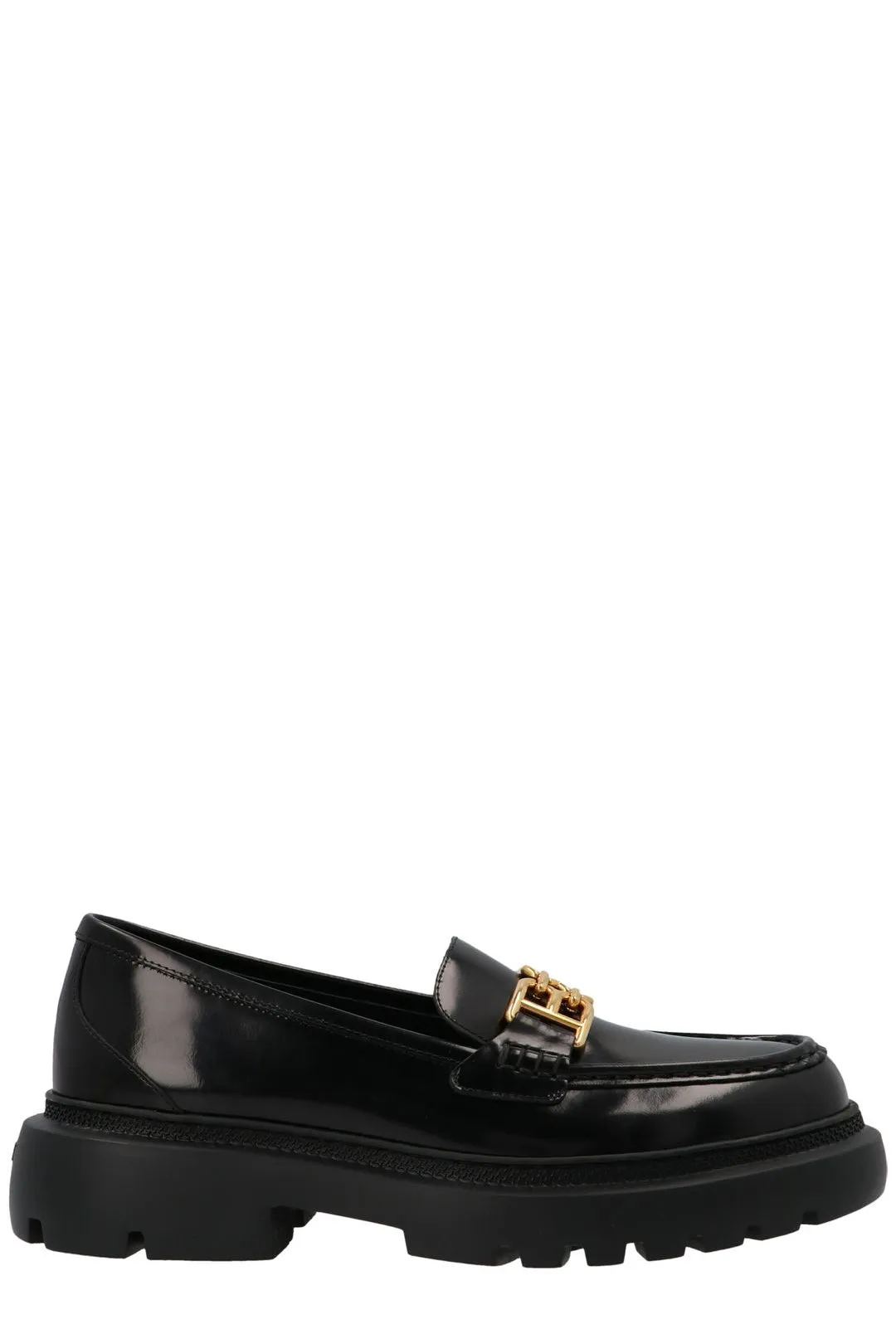 Bally Logo Plaque Slip-On Loafers