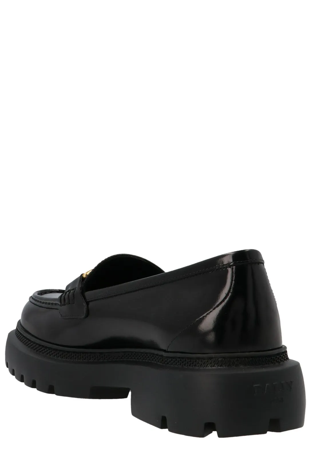 Bally Logo Plaque Slip-On Loafers