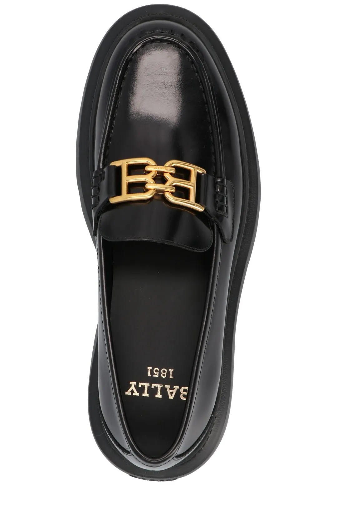 Bally Logo Plaque Slip-On Loafers