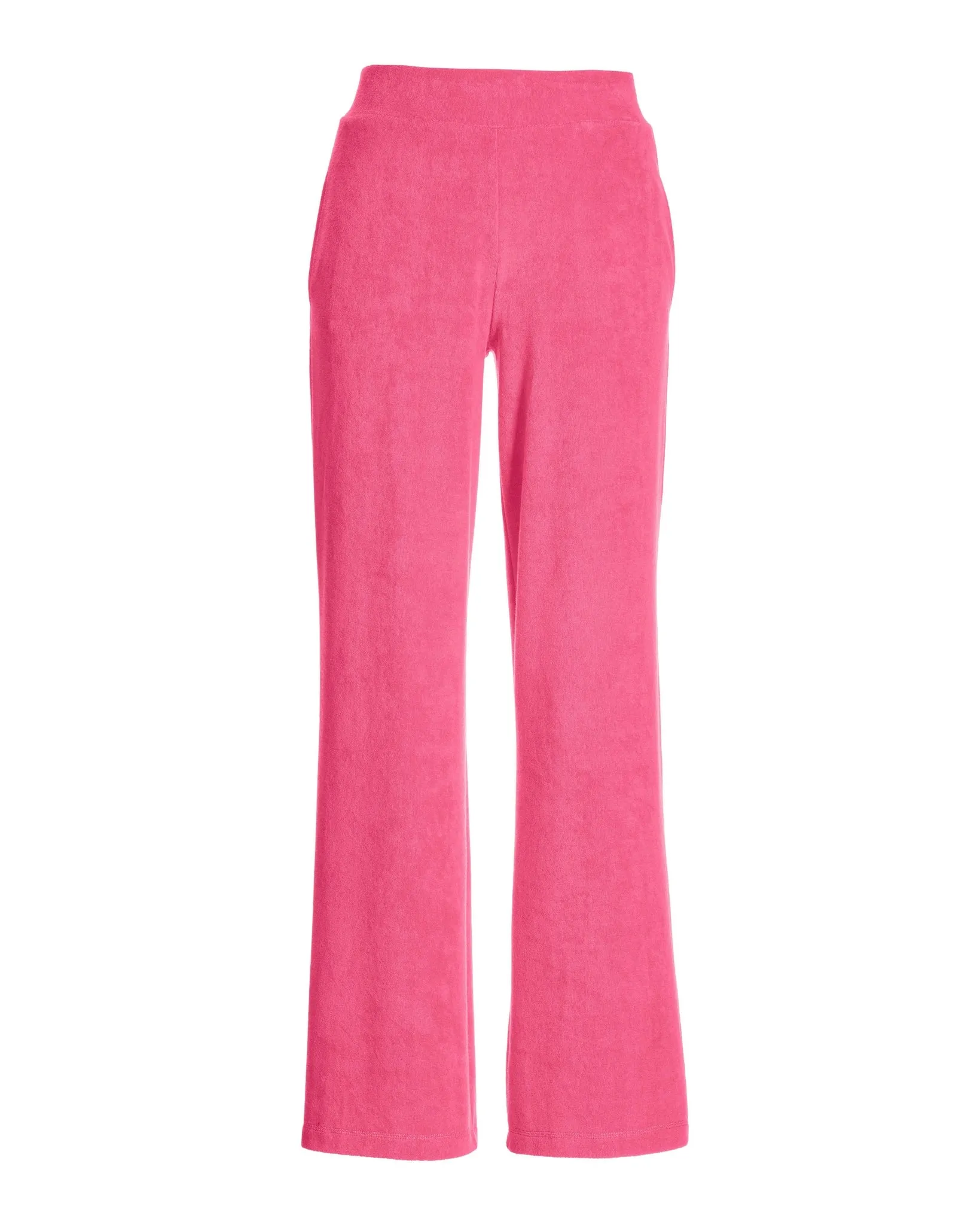 Beach Terry High Waist Wide Leg Pant Aurora Pink