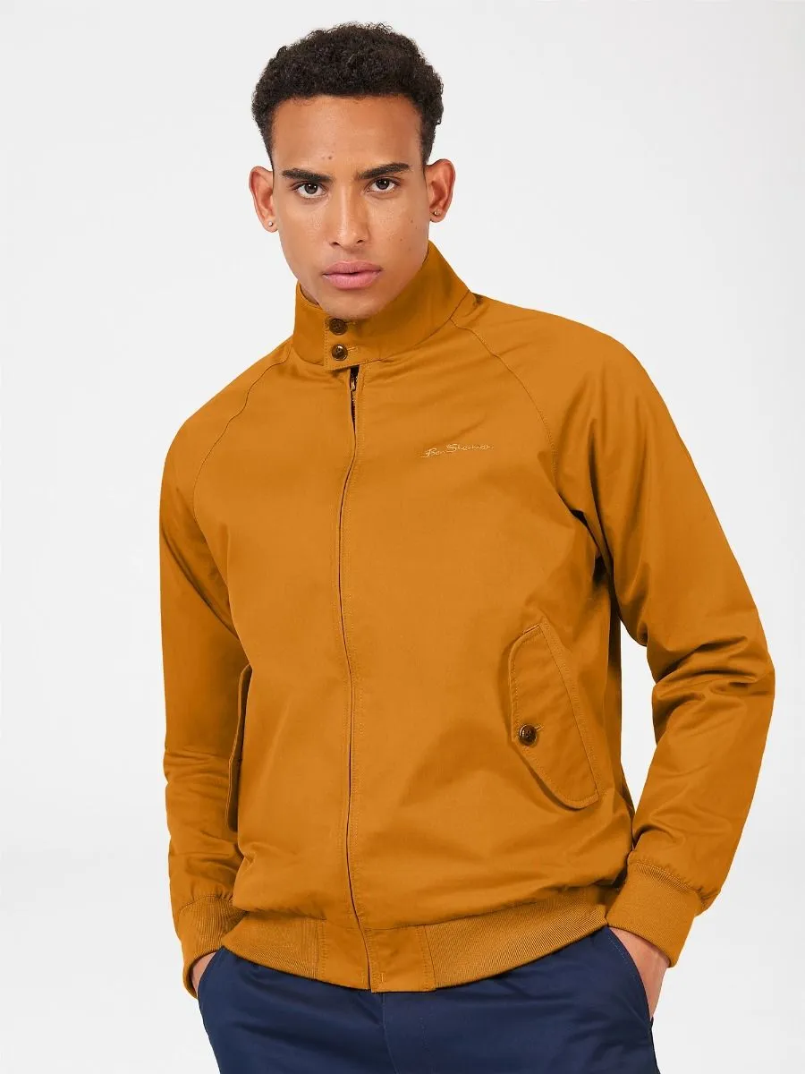 Ben Sherman Signature Casual Harrington Jacket Mustard