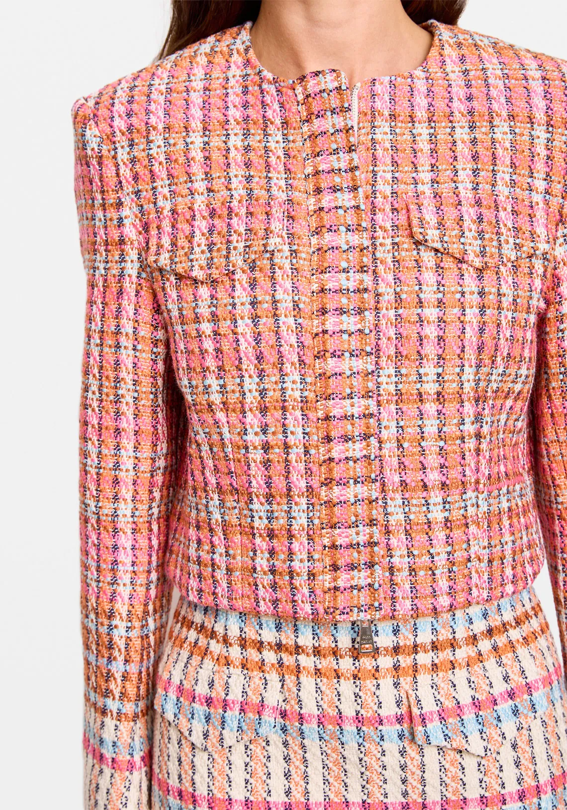 BERTIE JACKET WH CUSTOM CHECK