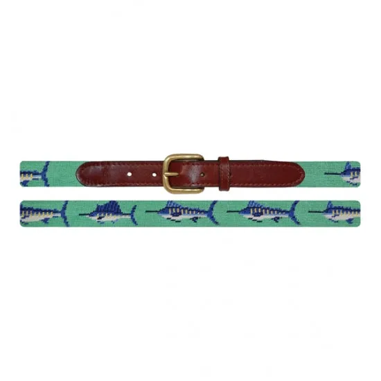 Billfish Children's Needlepoint Belt