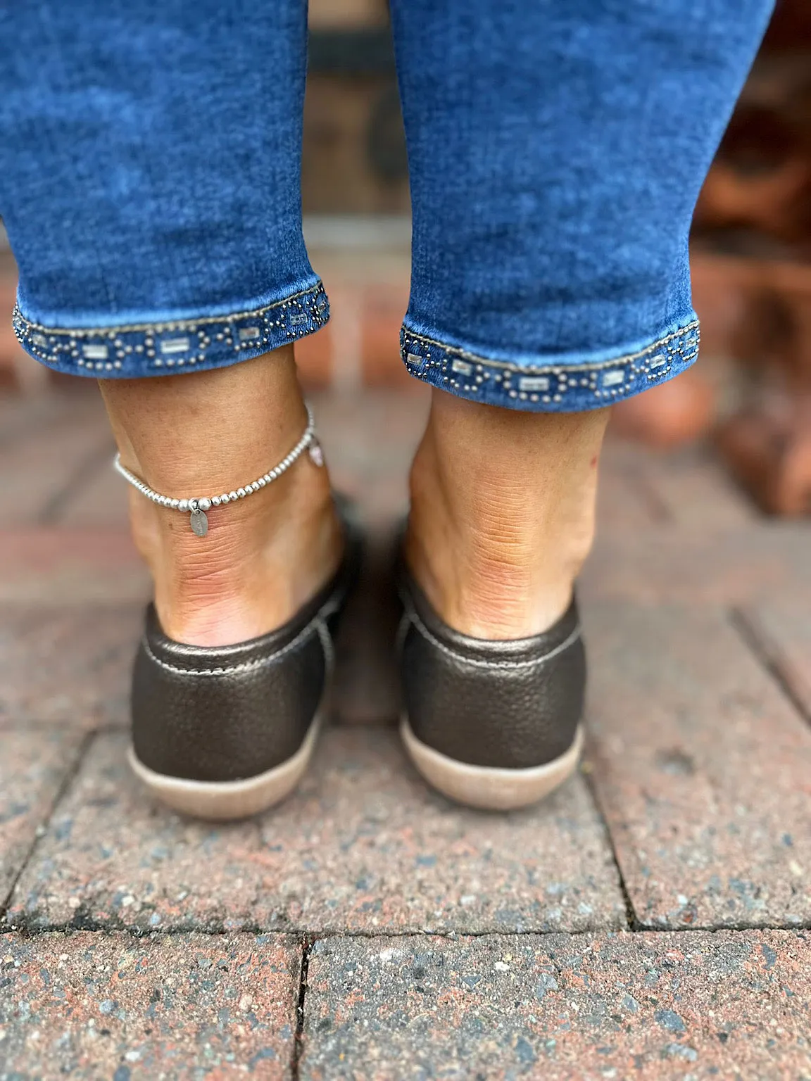 Bronze Leather Tassel Loafer