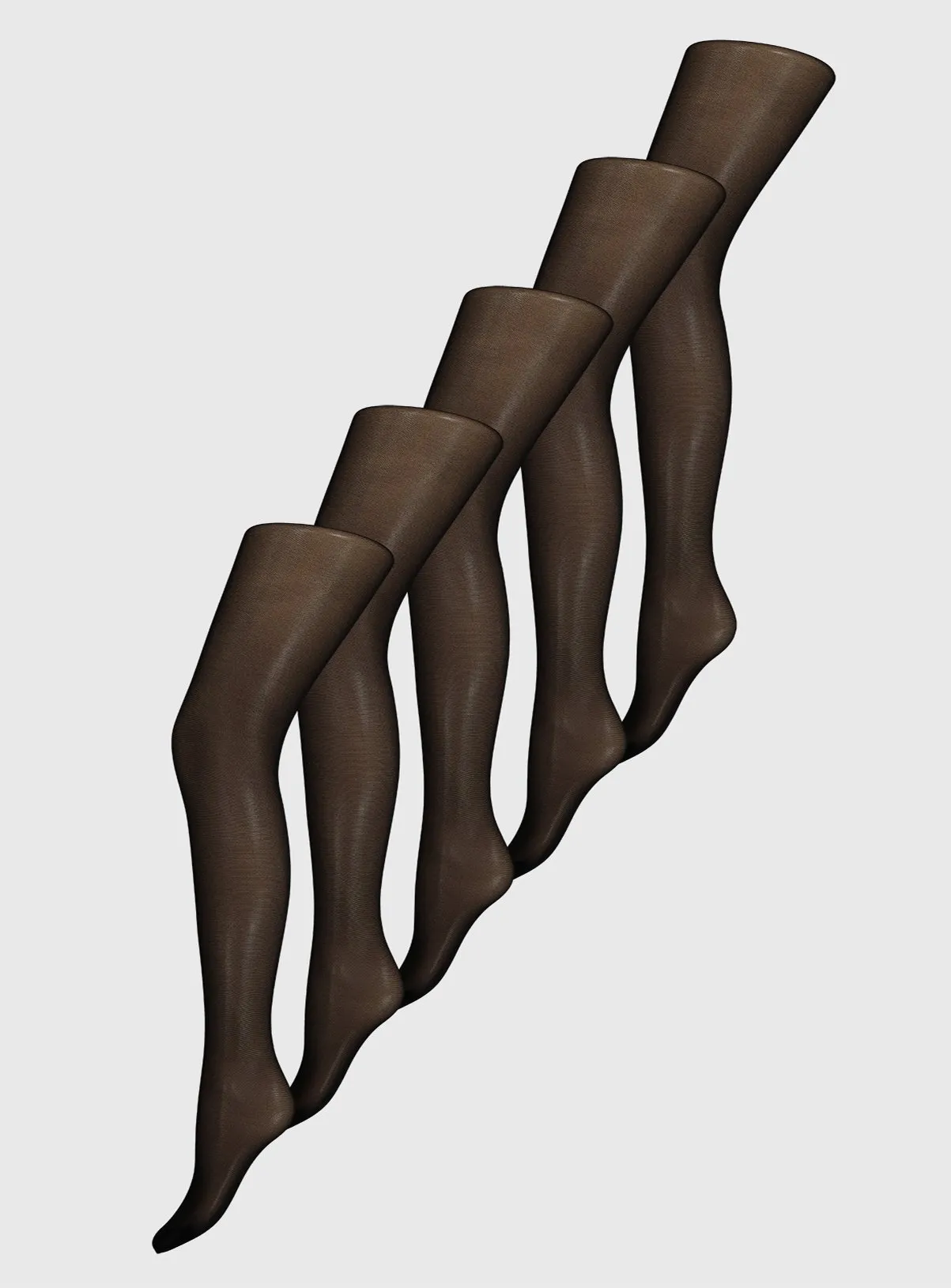 Buy Black 15 Denier Ladder Resistant Tights 5 Pack M | Tights | Tu