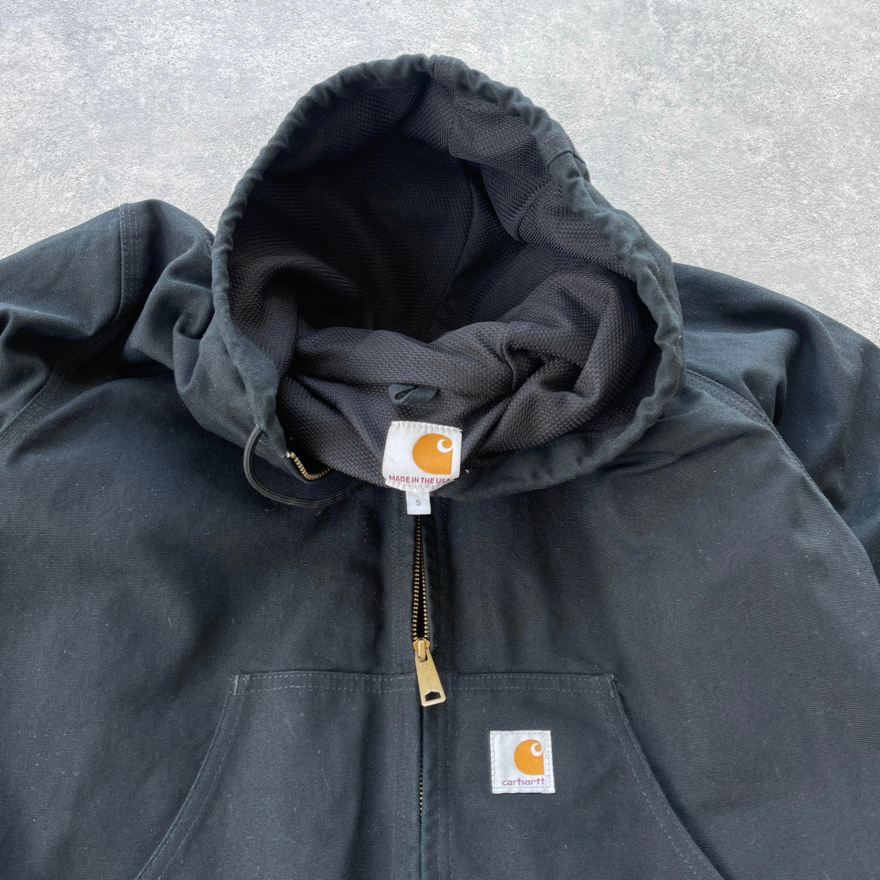 Carhartt 2000s heavyweight hooded active jacket (S)