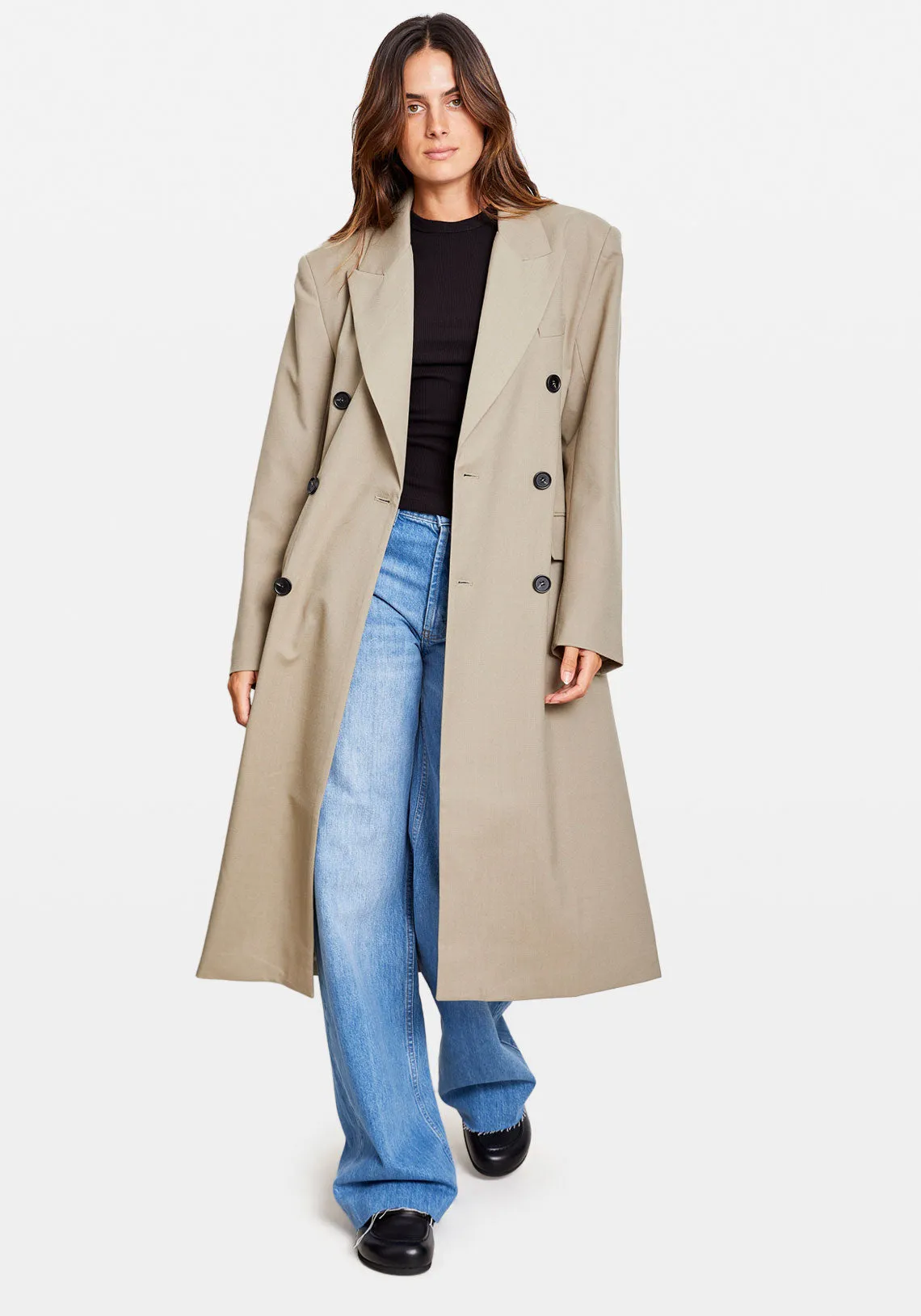 CARMEN COAT BEIGE