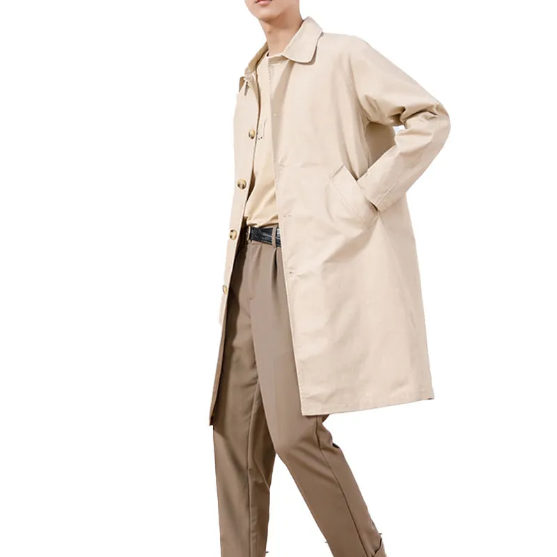 Casual Mid-length Trench Coat