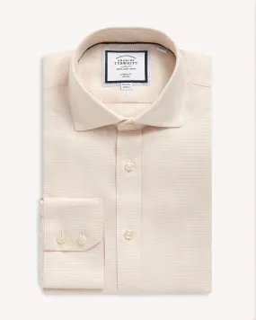 Charles Tyrwhitt Classic Fit Cambridge Weave Shirt Peach