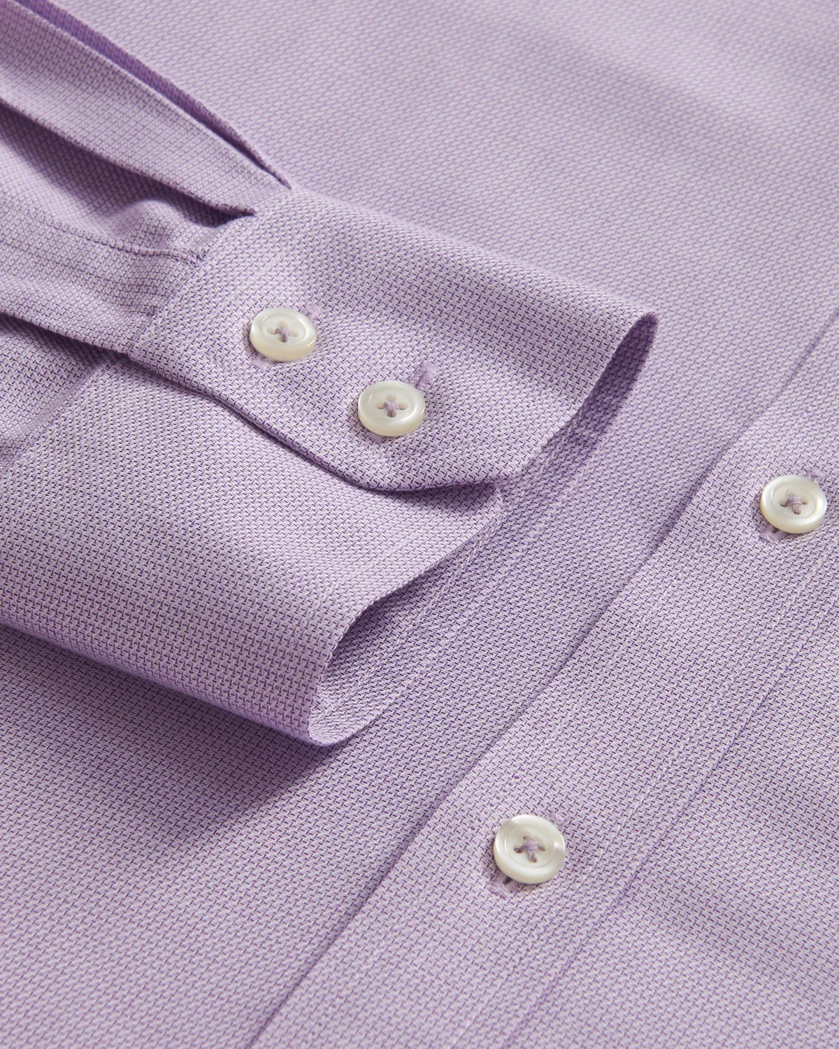 Charles Tyrwhitt Classic Fit Richmond Weave Shirt Purple