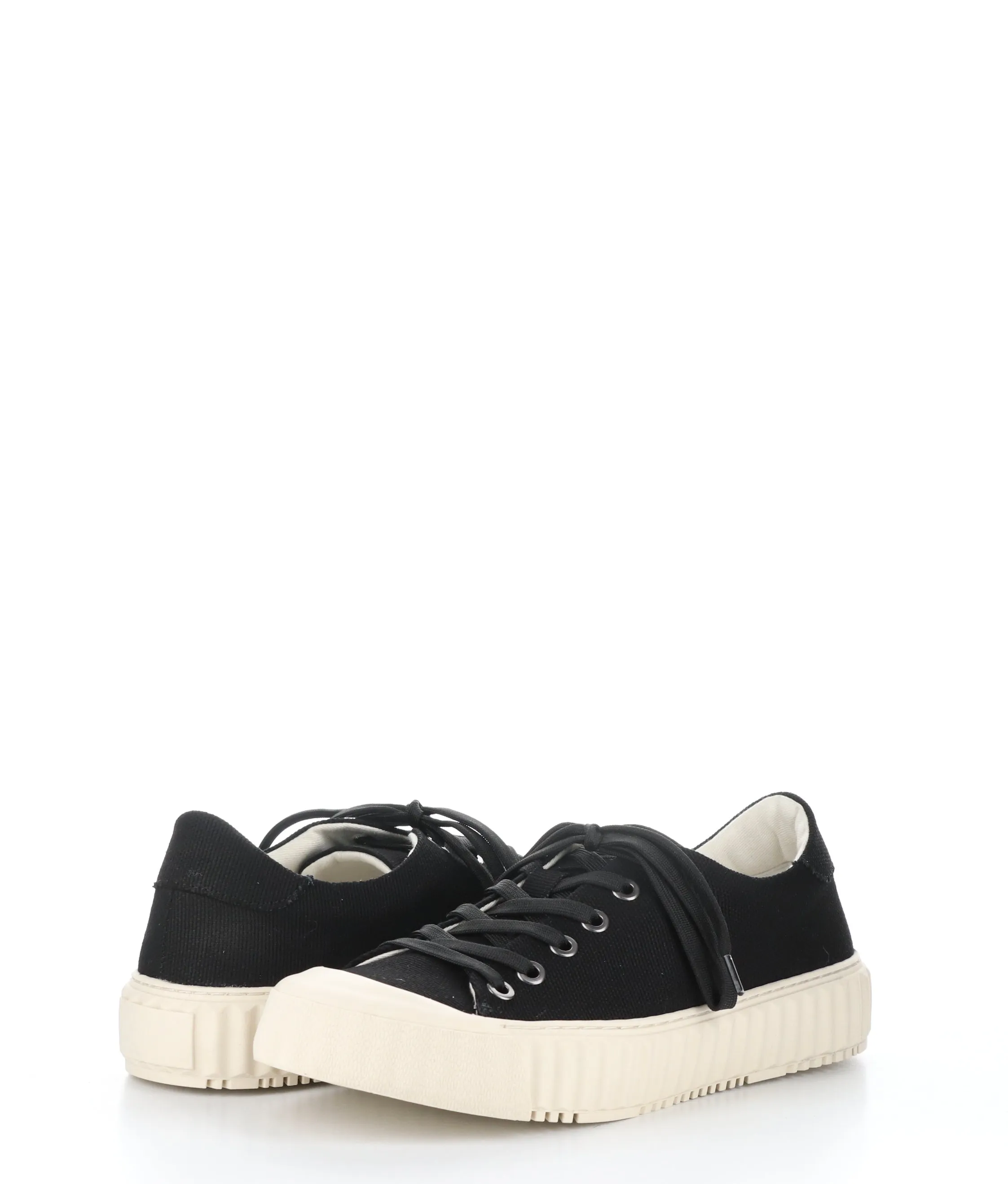 CHAYA BLACK Lace-up Trainers