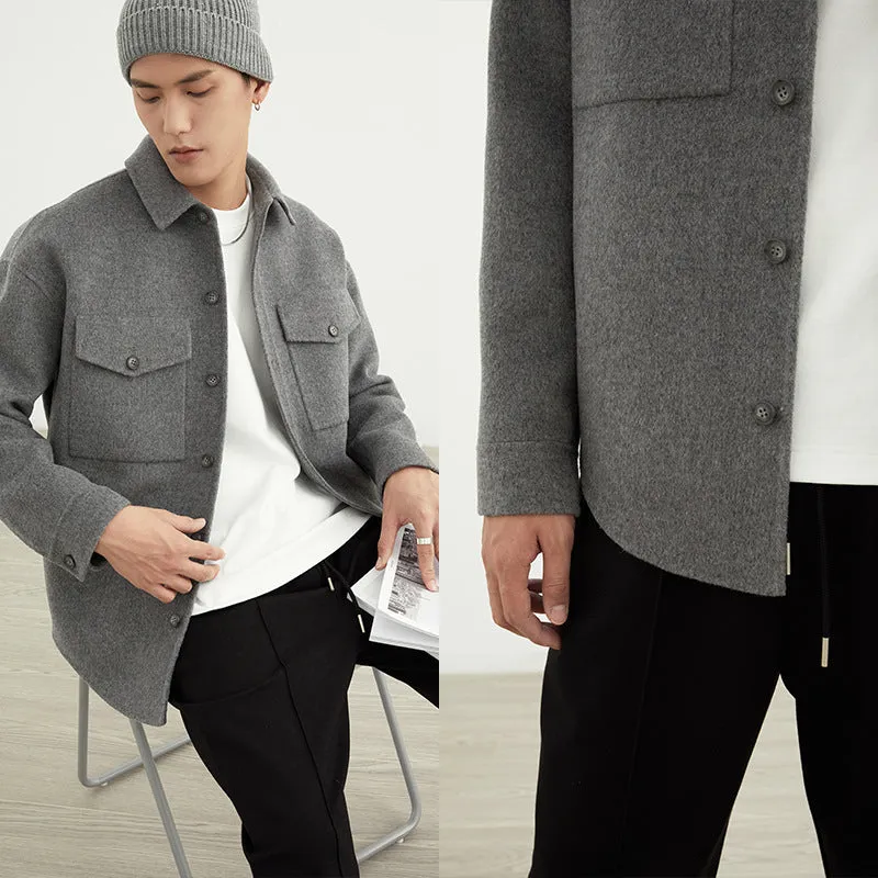 Conventional Double-Sided Shirt Coat