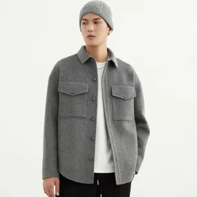 Conventional Double-Sided Shirt Coat