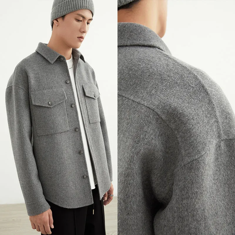 Conventional Double-Sided Shirt Coat