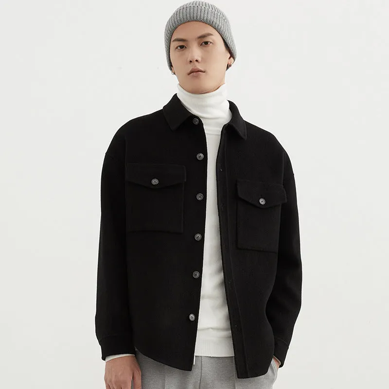 Conventional Double-Sided Shirt Coat