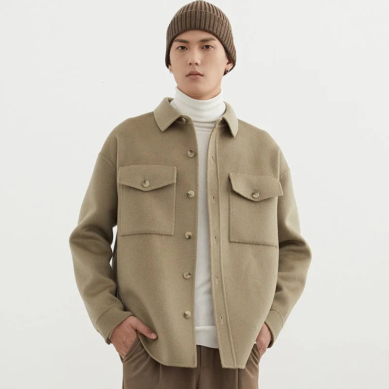 Conventional Double-Sided Shirt Coat