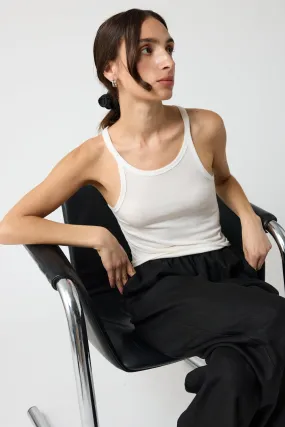 Cropped Rib Tank