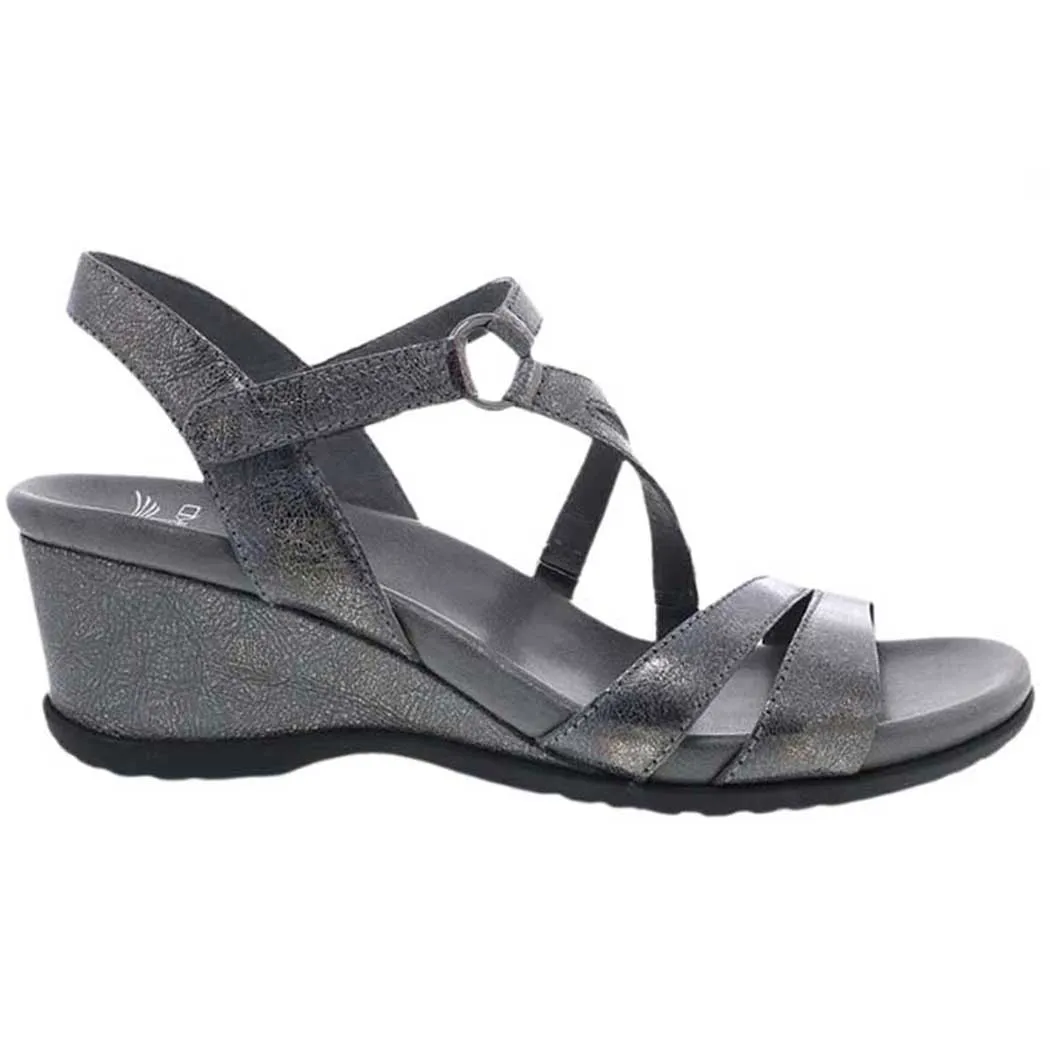 Dansko Addyson Sandal Pewter Metallic (Women's)