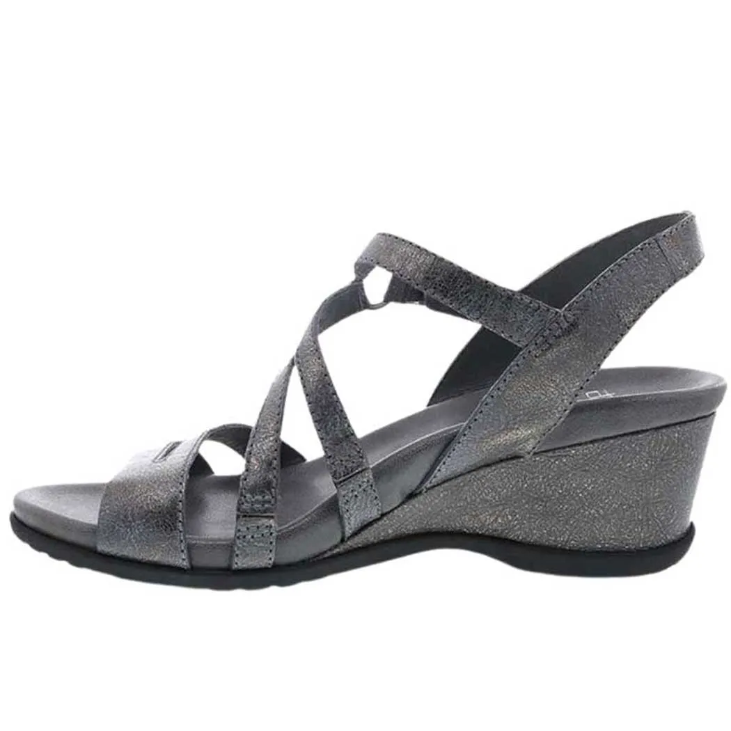 Dansko Addyson Sandal Pewter Metallic (Women's)