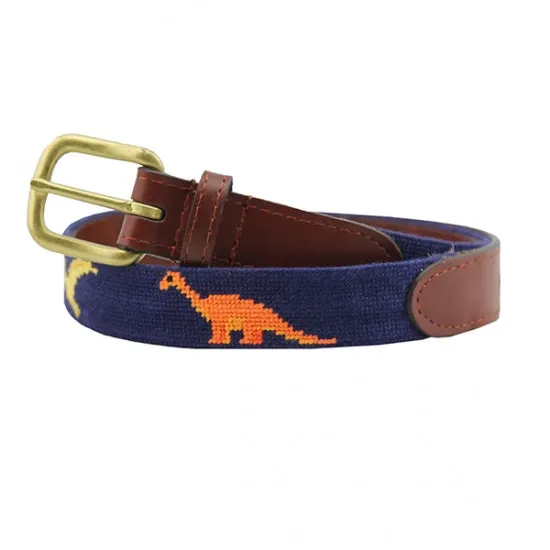 Dinosaurs Needlepoint Children's Belt