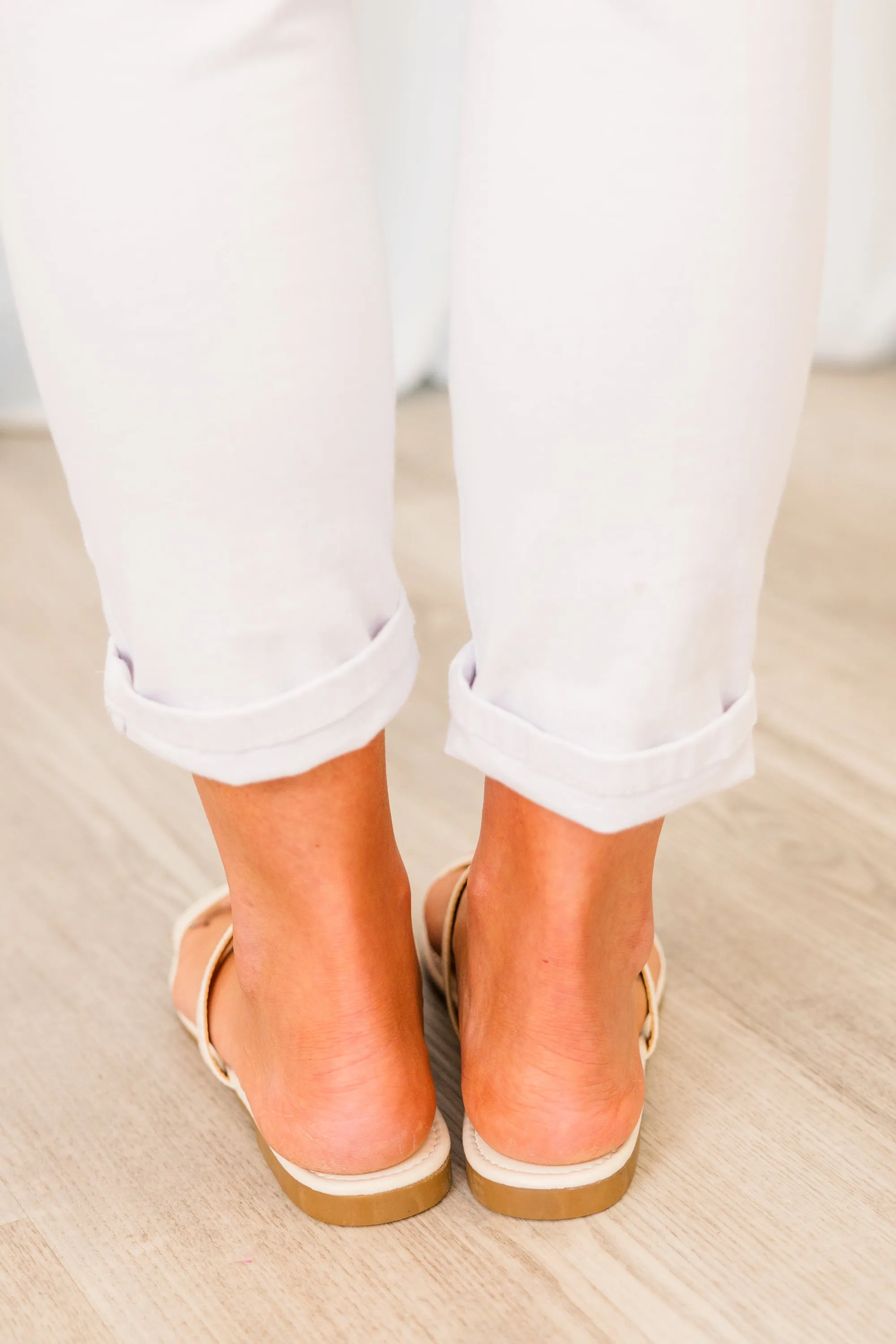 Don't Be Typical Sandals, White