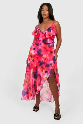 Dresses | Plus Floral Cold Shoulder Ruffle Maxi Dress | boohoo