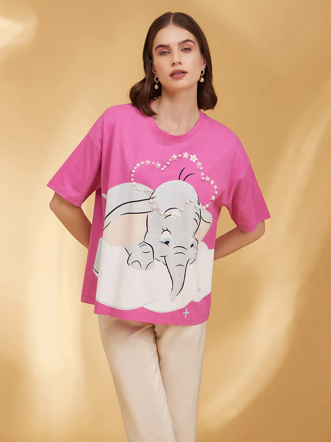 Dumbo Disney Printed Graphic T-Shirt