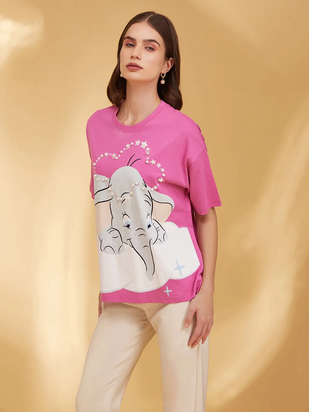 Dumbo Disney Printed Graphic T-Shirt