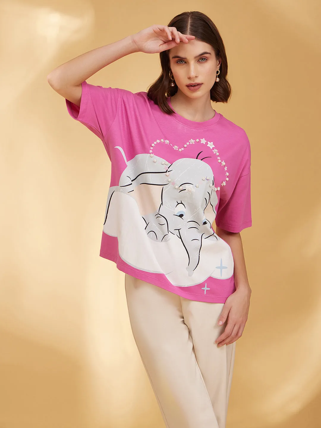 Dumbo Disney Printed Graphic T-Shirt