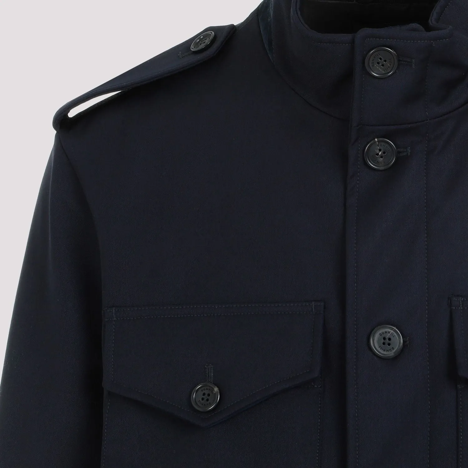 DUNHILL Blue Wool Field Jacket for Men