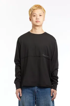 ECKHAUS LATTA - LAPPED LONG SLEEVE BLACK