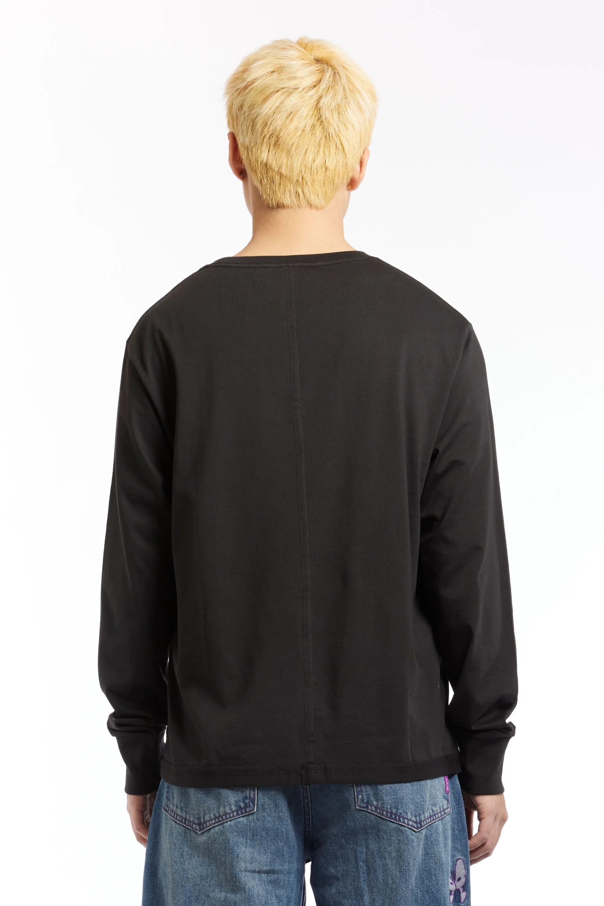 ECKHAUS LATTA - LAPPED LONG SLEEVE BLACK