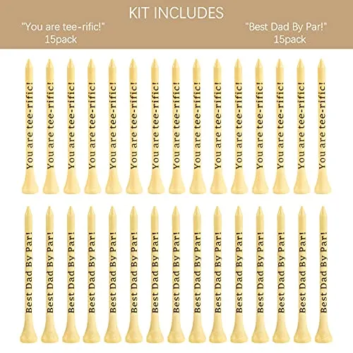 Father‘s Day Gifts - Best Dad By Par Golf Tees