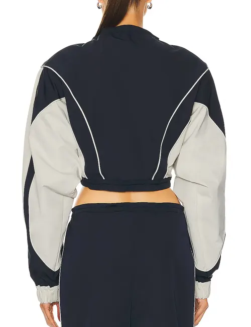 Grlfrnd Cinched Navy Bomber Jacket - William Jacket