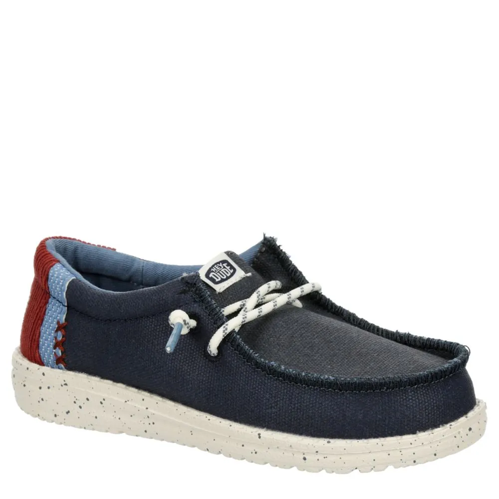 HEYDUDE  BOYS WALLY YOUTH SLIP ON SNEAKER