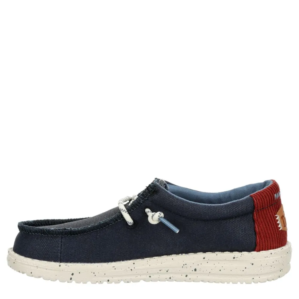 HEYDUDE  BOYS WALLY YOUTH SLIP ON SNEAKER