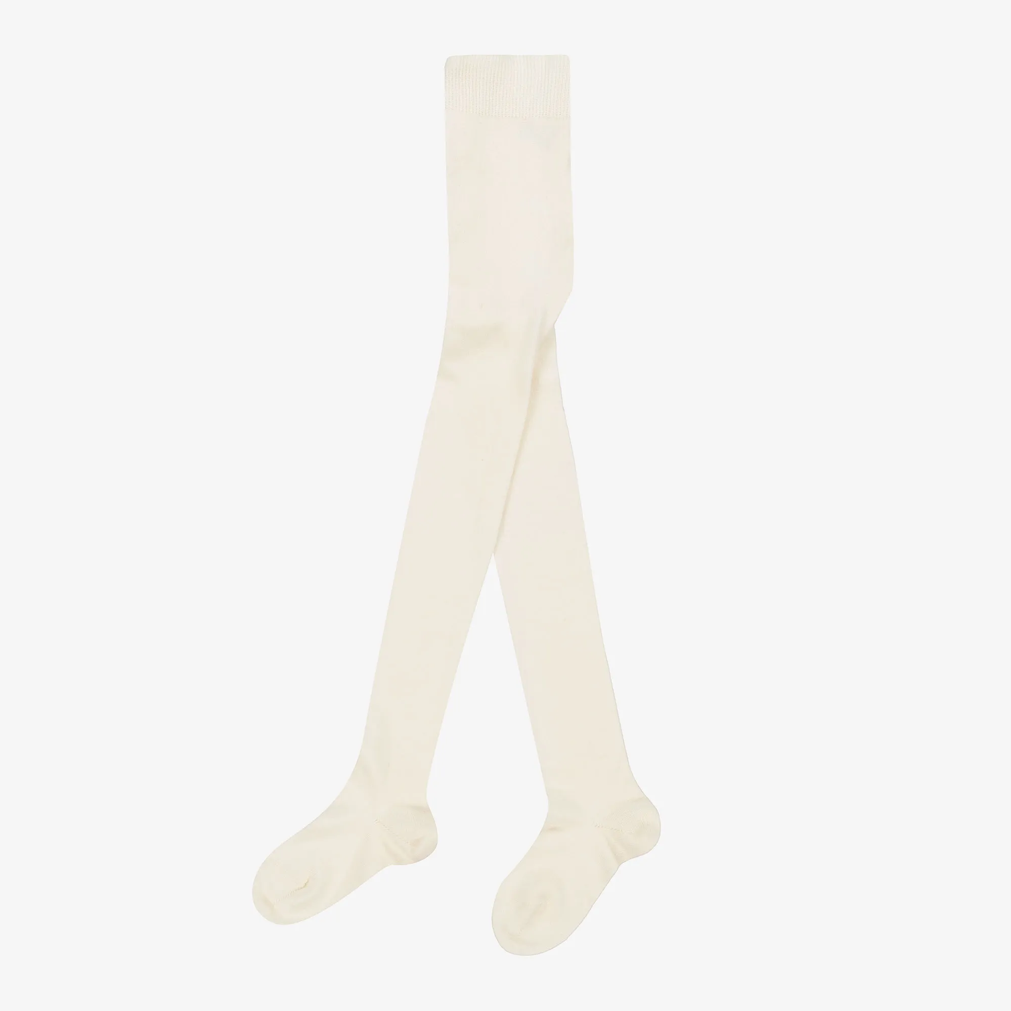 Ivory Knitted Wool Tights