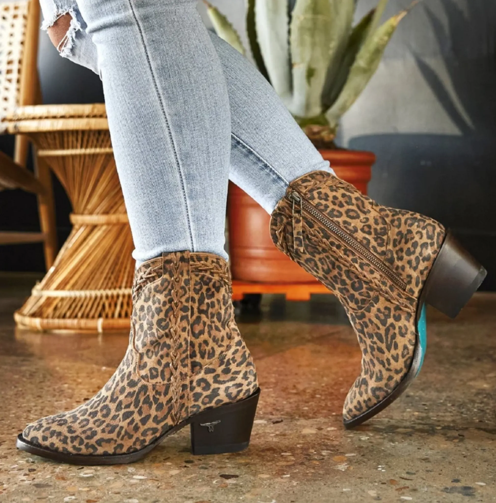 Lane Everyday Emma Bootie Cats Meow Brown LB0472D