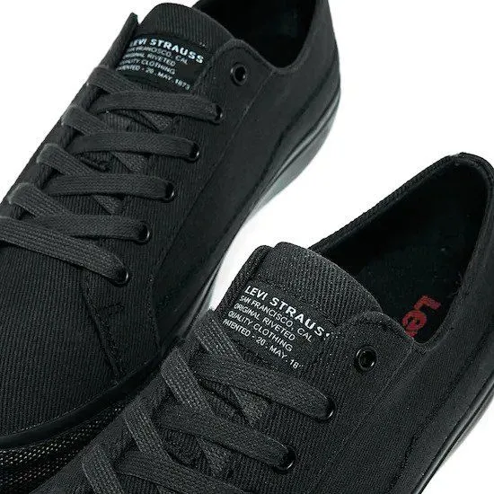 Levi's® Decon Lace Canvas Trainers Black