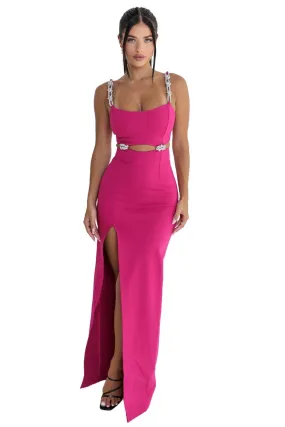 LEXI Izar Dress (Magenta) - RRP $379