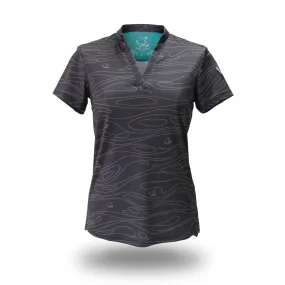 Liquid Onyx - OGA Ladies Polo - Onyx Black