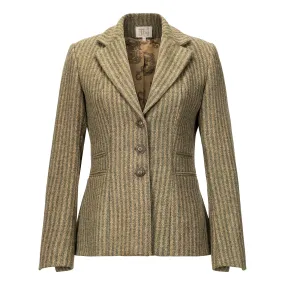 Mariane Spanish Jacket - Forest Striped Tweed