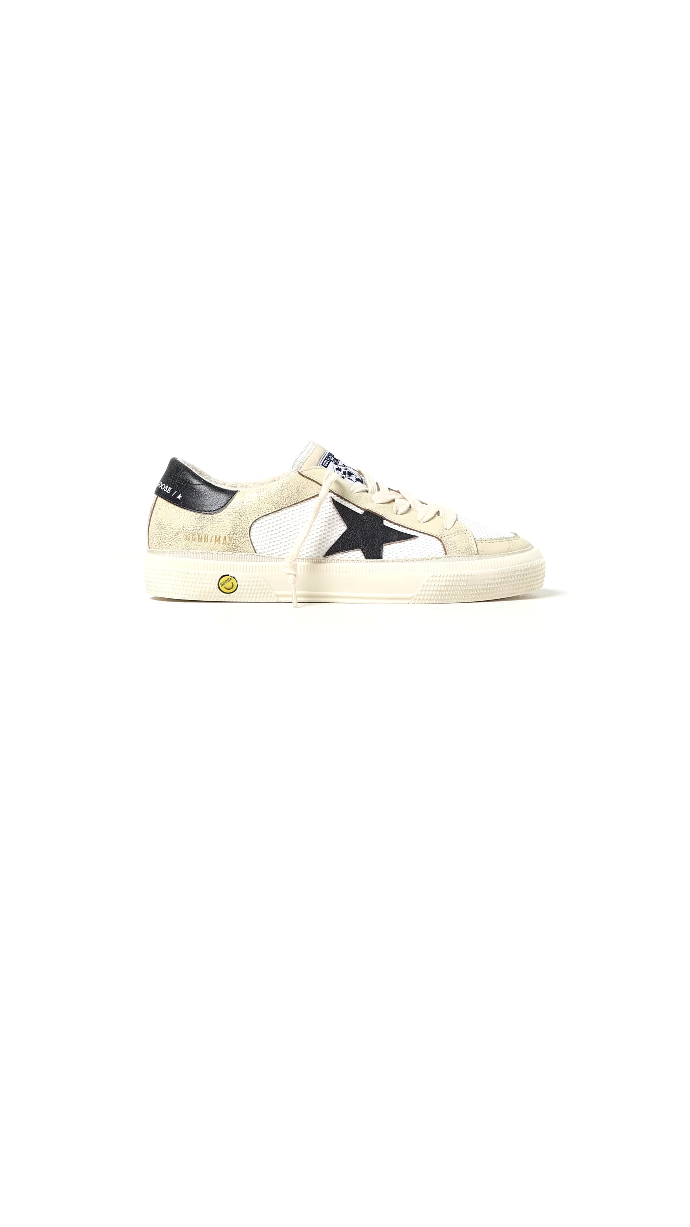 May Sneakers - White/Beige/Black