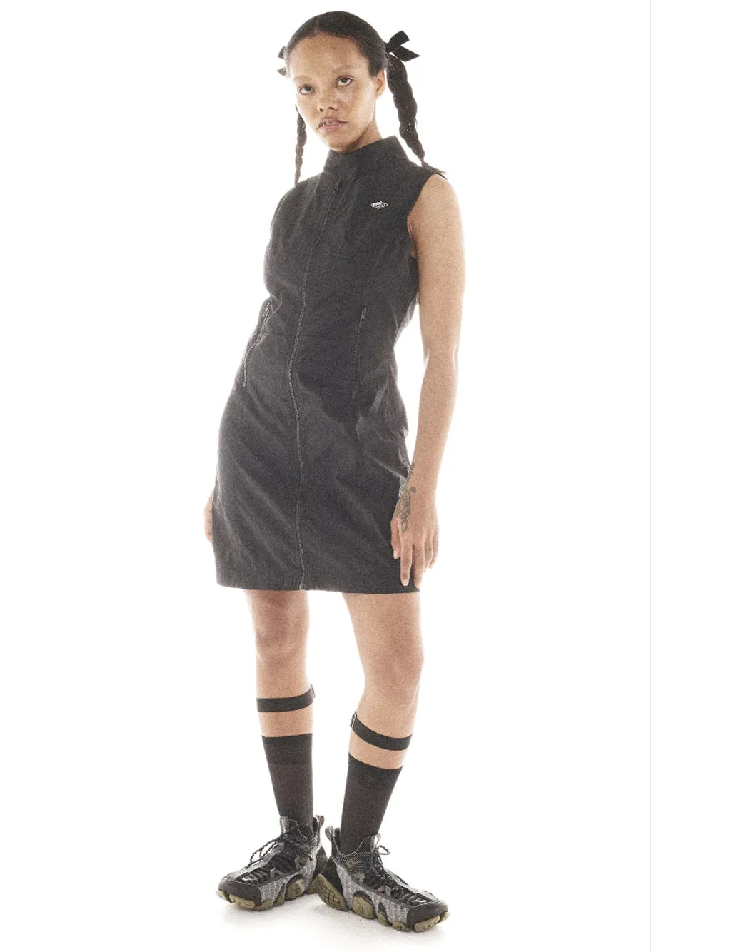 NAMCO ZIP MINI DRESS