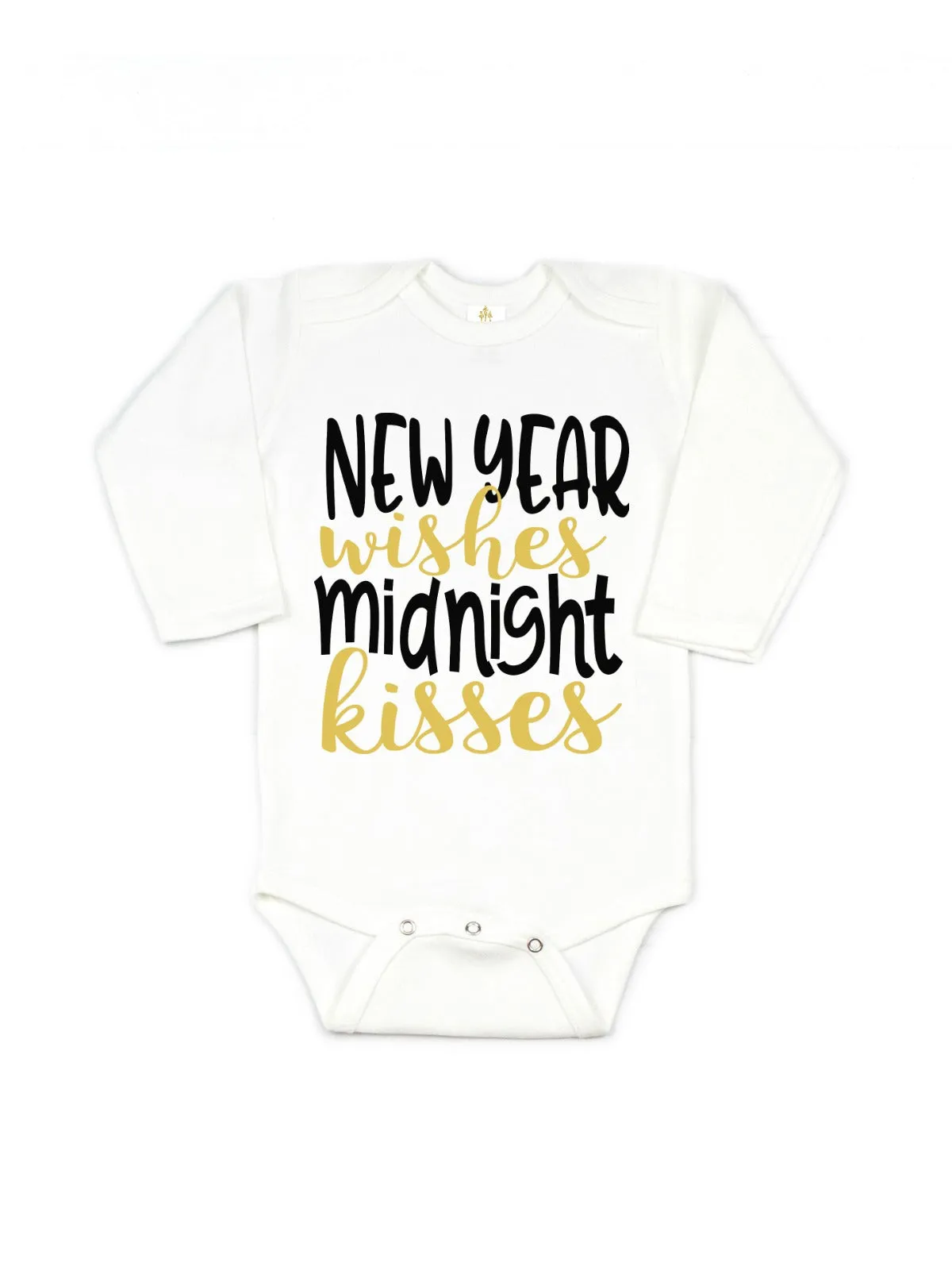 New Year Wishes Midnight Kisses Bodysuit + T-Shirts