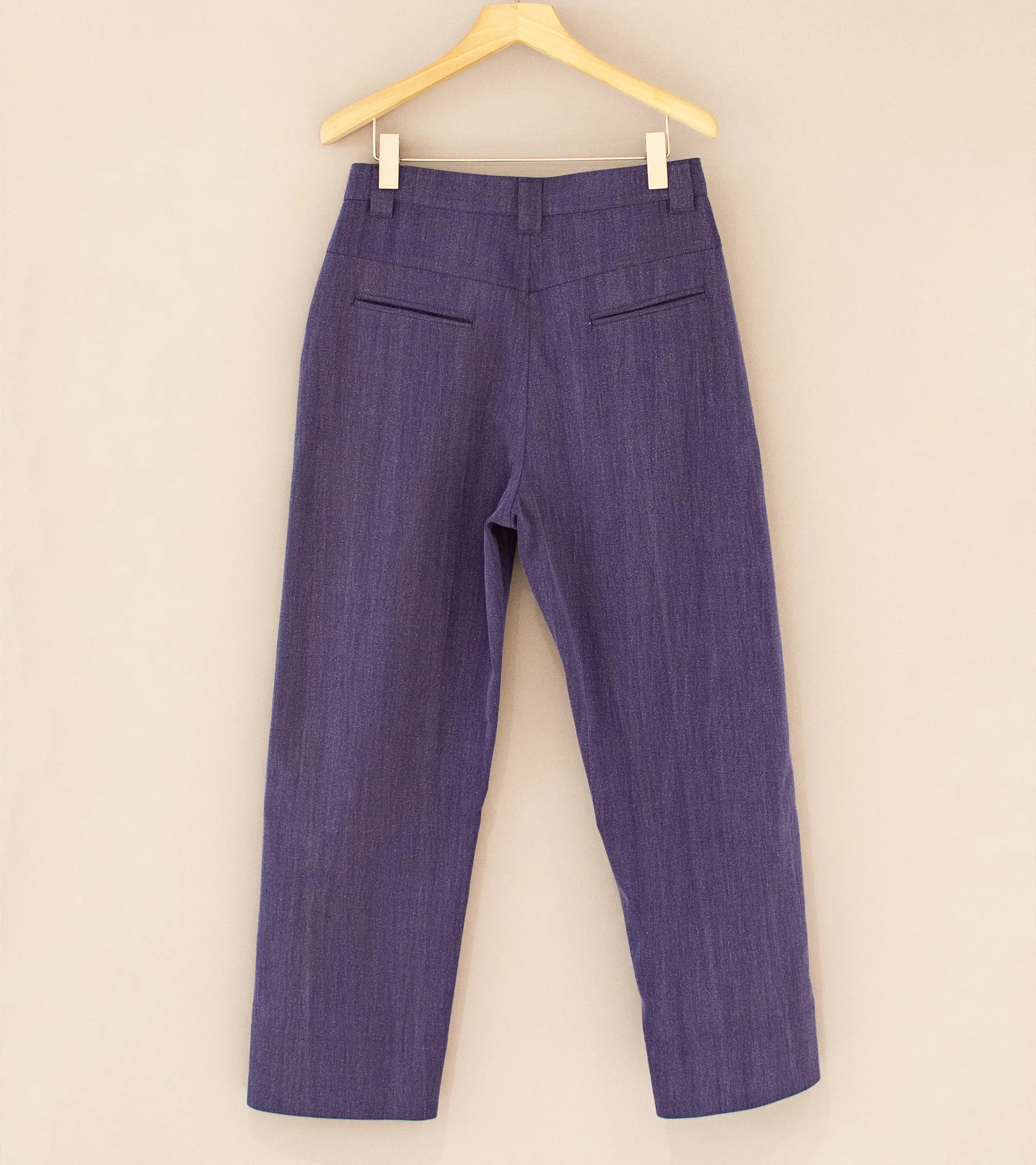 Oshin 'The Eldorado Pant' (Purple Cotton Denim)