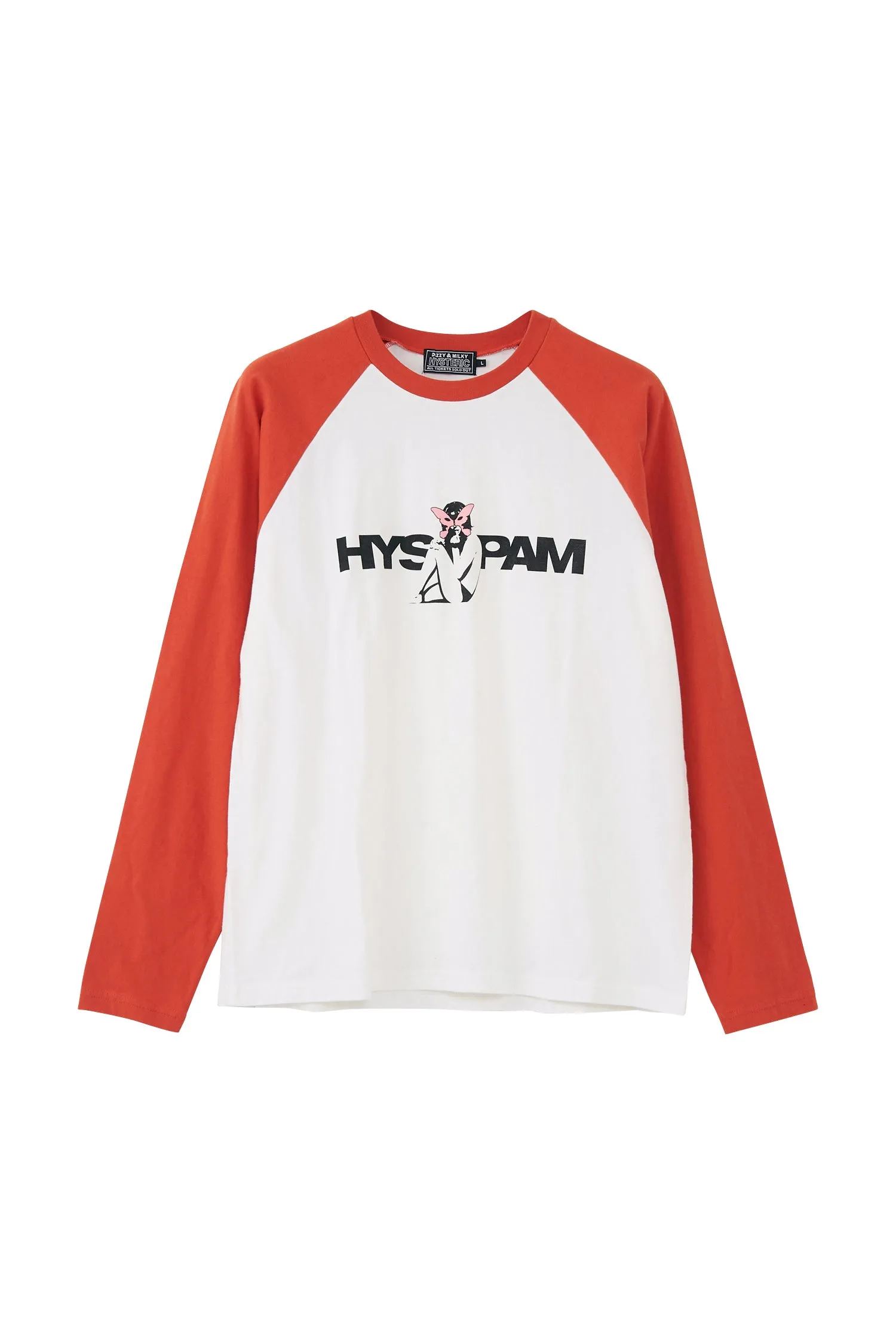 PAM X HYSTERIC GLAMOUR - ALIEN GIRL LS T SHIRT