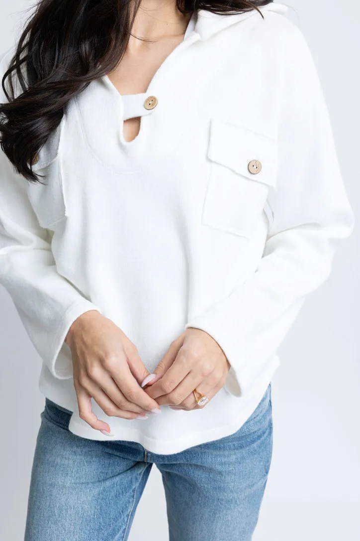 Pocket Collar Top